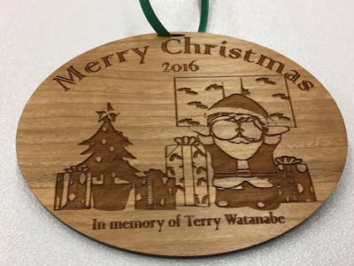 Memorial Ornament of Terry Watanabe