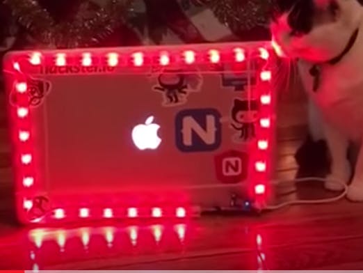 Bling your Laptop with an Internet-Connected Light Show