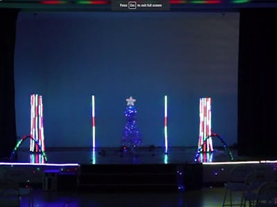 37 Christmas Projects Arduino Project Hub Vixen Light Angel Christmas Tree