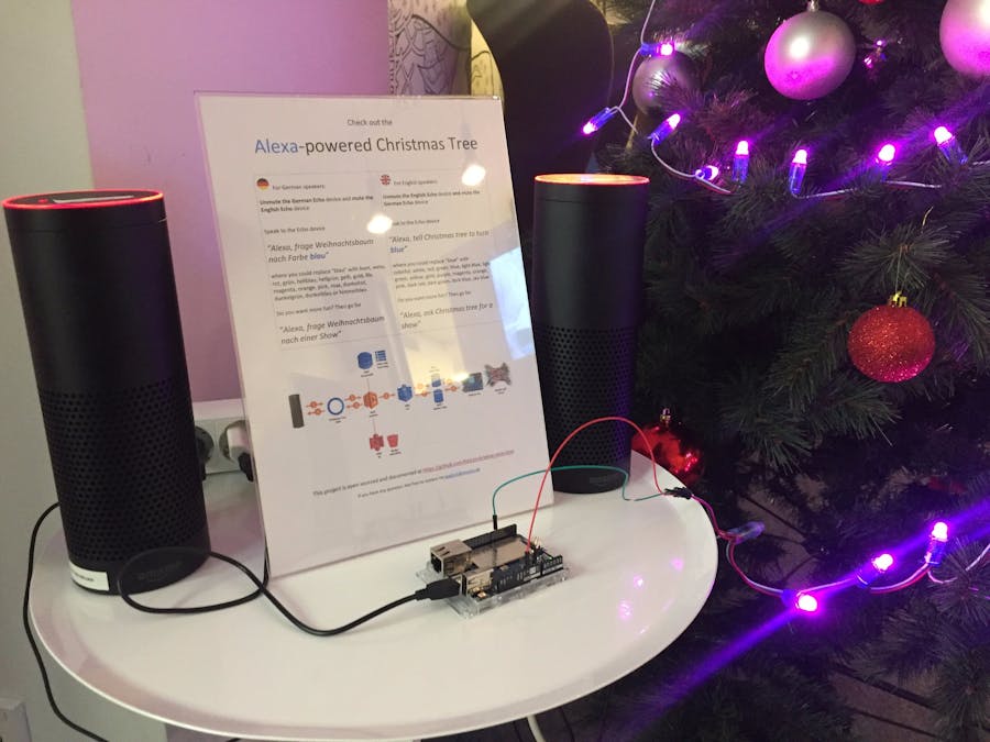 Alexa-Powered Christmas Tree