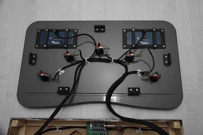 Top cover wiring