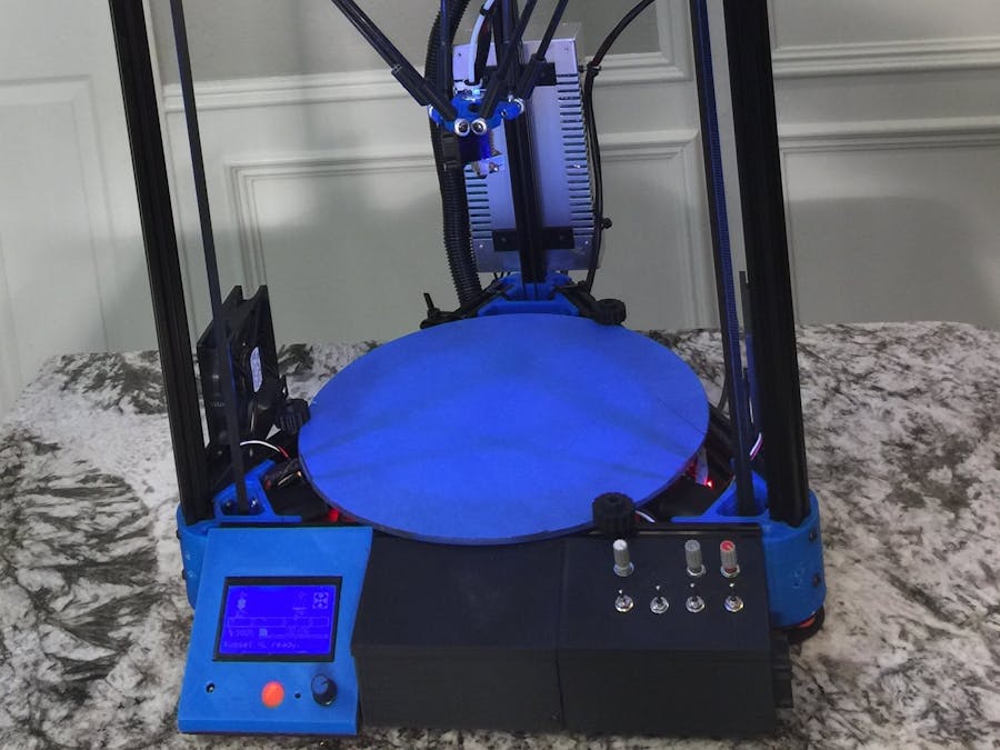 DIY Kossel XL RepRap 3D Printer Build