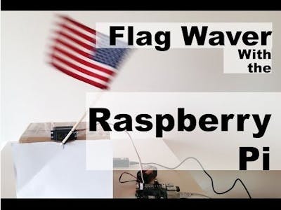 Raspberry Pi Servo Flag Waver
