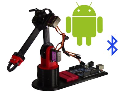 Control Arduino Robot Arm with Android App