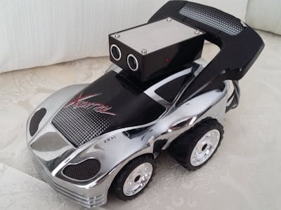 Arduino Controlled Car with HC-SR04