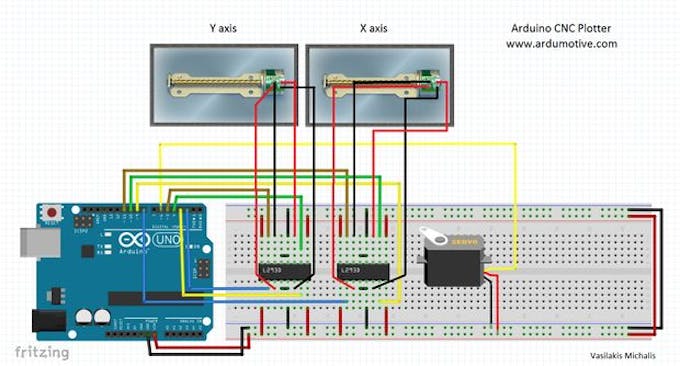 Sketch It Cnc Plotter Arduino Project Hub