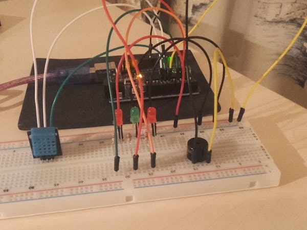 DHT11 Sensor with LEDs and a Piezo Speaker - Arduino Project Hub