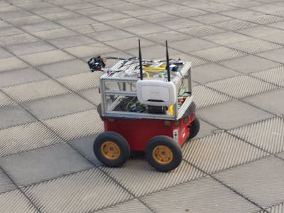 Pioneer3AT Mobile Robot with UP Board and ROS