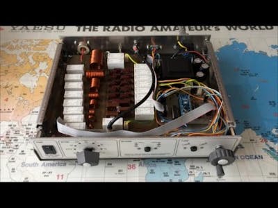 Homemade Semi-Automatic Antenna Tuner for HF