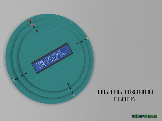 Simple Arduino Digital Clock Without RTC