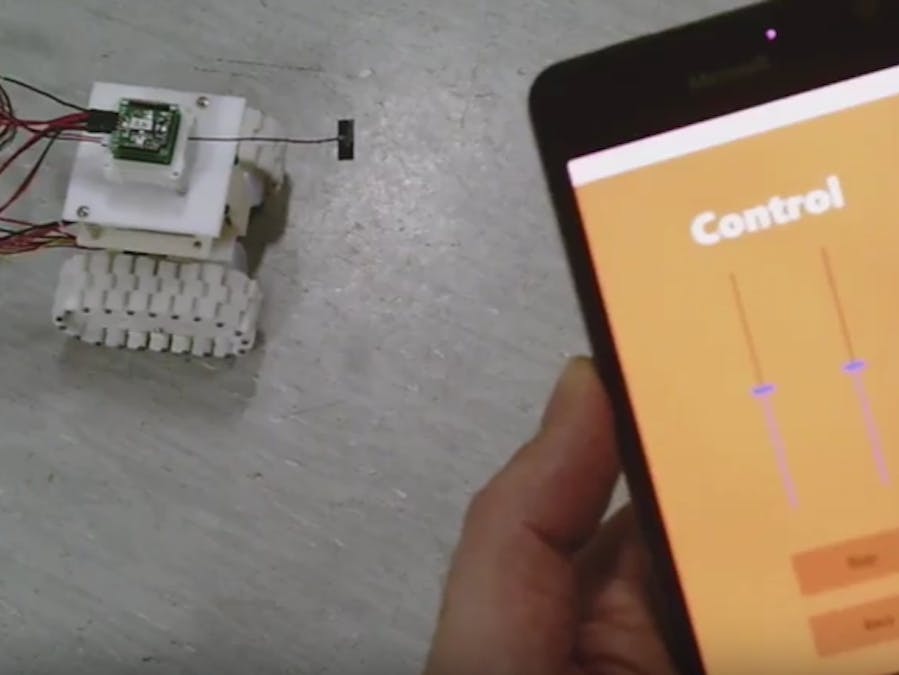 Robot Control and Hexamite Ultrasonic Positioning