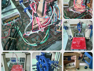 Reprap 3 Dimentional Additive Manufacturing Printer With Iot