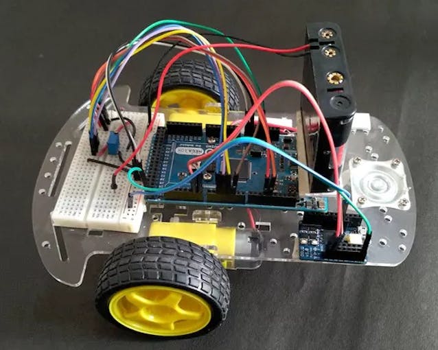 The robot car assembly