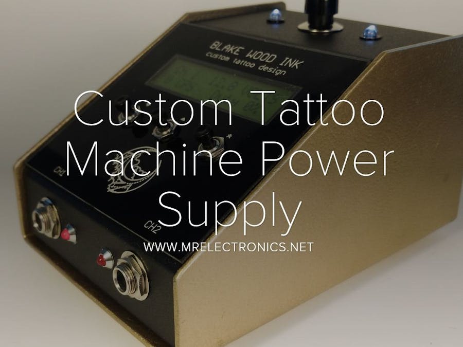 Custom Tattoo Machine Power Supply