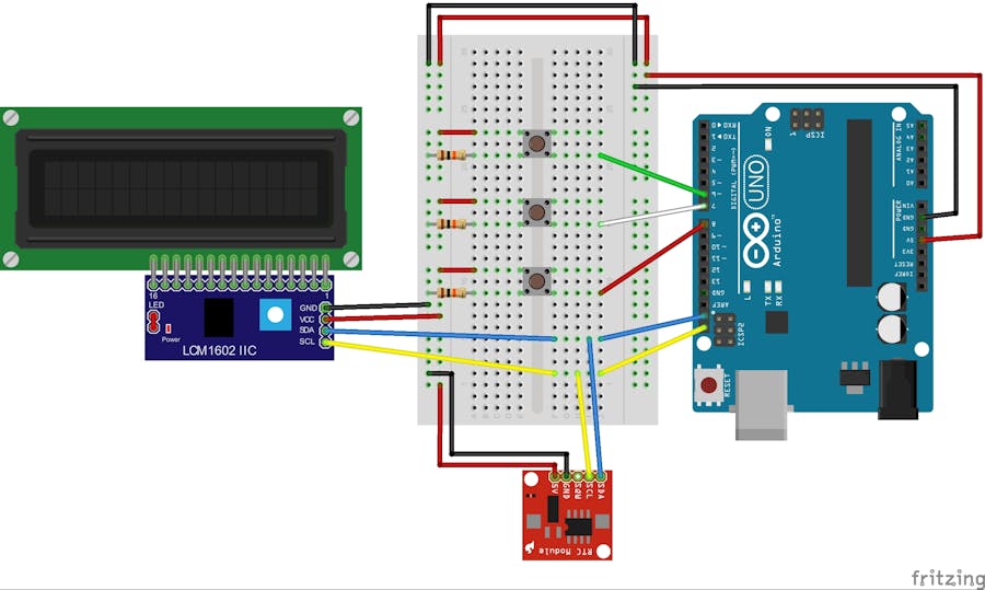 Clock Set Date Time Arduino Project Hub
