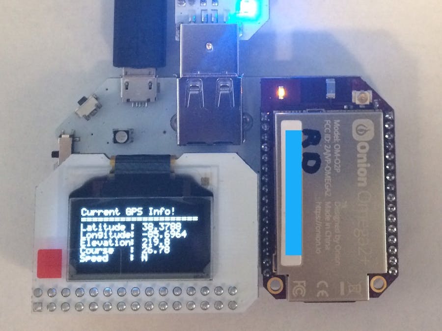 GPS Info To OLED