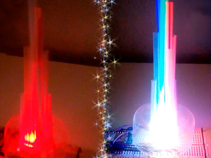 LED Straw XMAS Tree