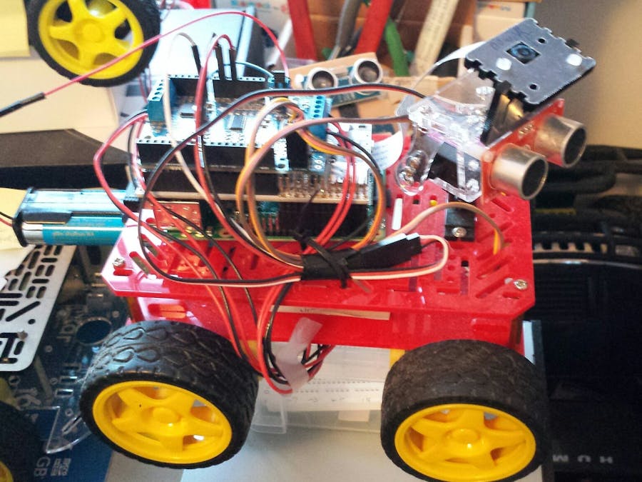 What Do I Build Next? Part 3: 1Sheeld/Alamode RasPi Robot