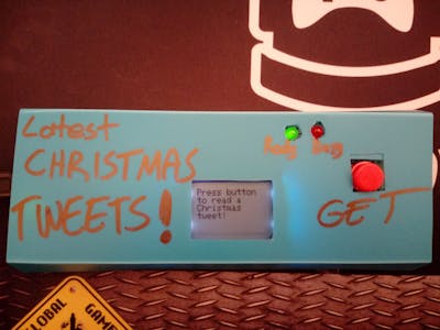Arduino Latest Christmas Tweet Reader