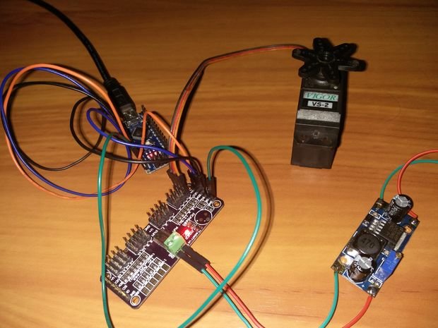 ligar servo motor no arduino project using