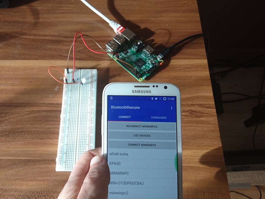 Bluetooth Remote Control (Android) for Windows IoT Devices