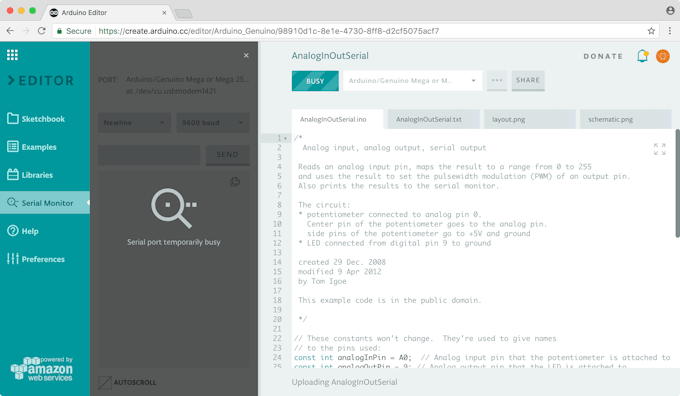 Getting Started with Arduino Web Editor on Various Platforms - Arduino ...