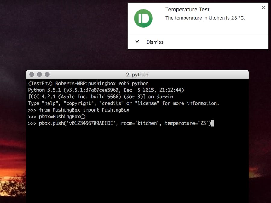PushingBox Python Client