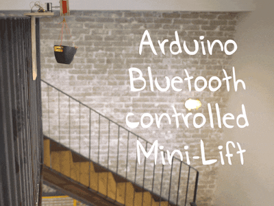 Arduino Bluetooth-Controlled Mini-Lift 