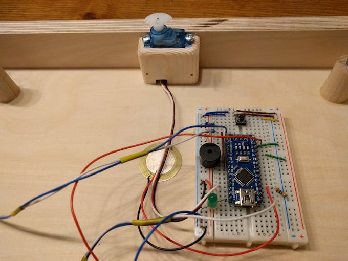 Arduino with piezo sensor
