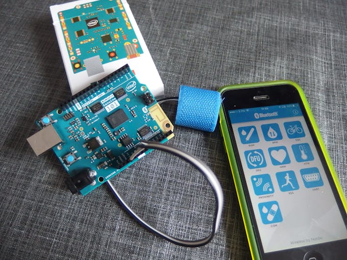 Arduino 101 Curie iOS Pulse Sensor - Arduino Project Hub