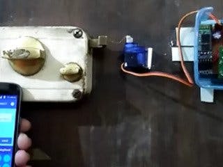 Control Door Lock Remotely Using Smartphone