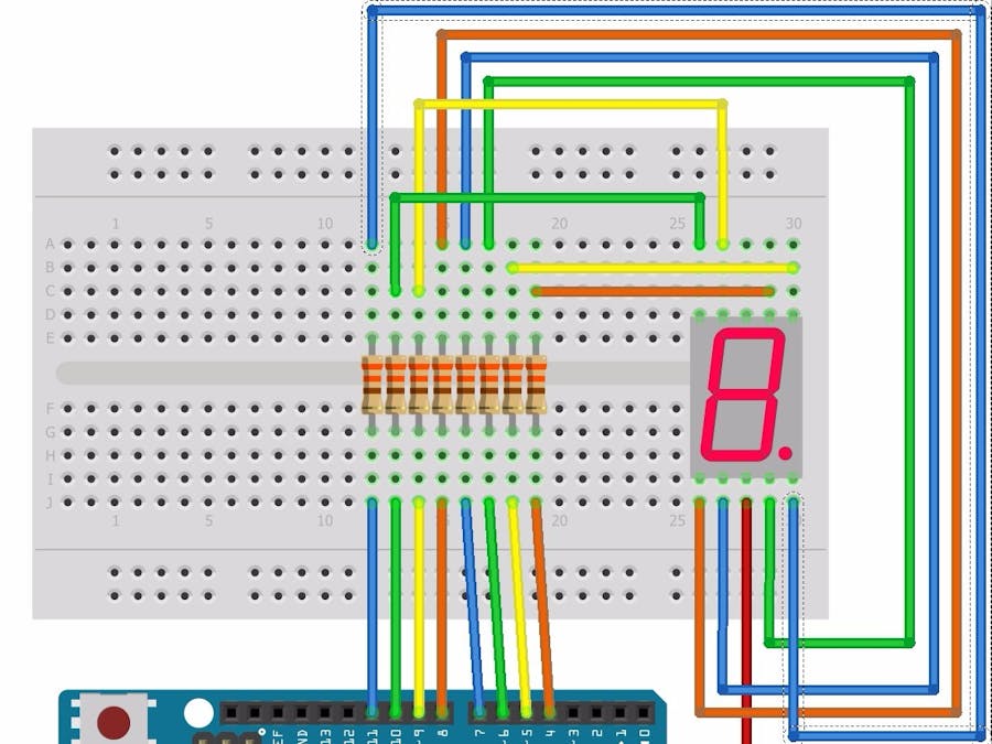 7 Segment LED Displays 101 - How To Make One Work