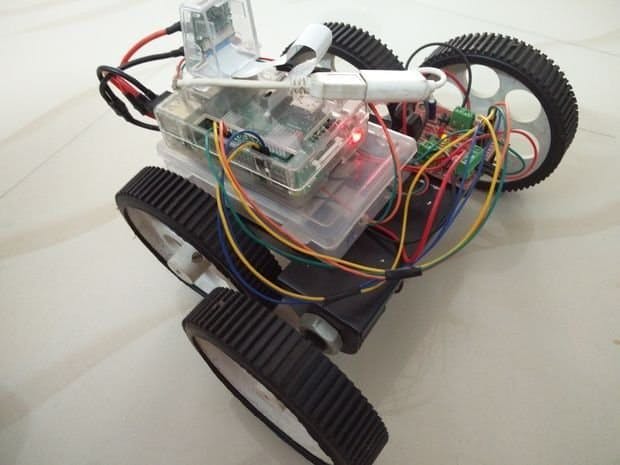 Mobile Phone Accelerometer Controlled Robot Using RPi 