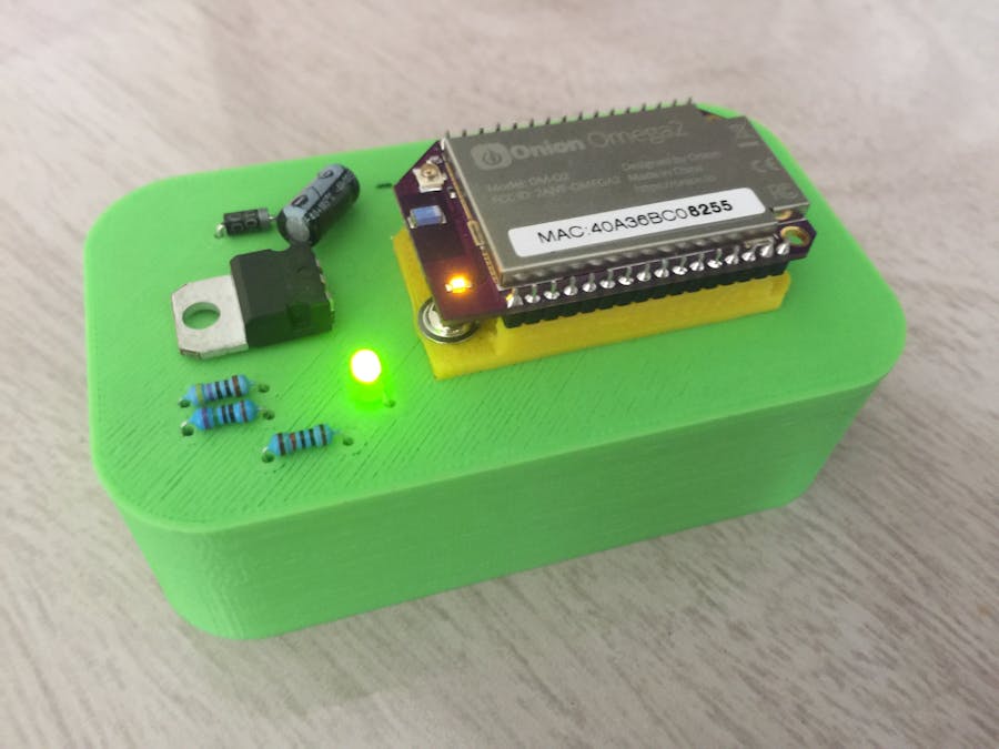 Battery Enclosure for the Onion Omega