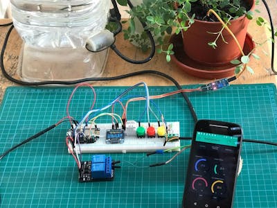 Automatic Gardening System with NodeMCU and Blynk