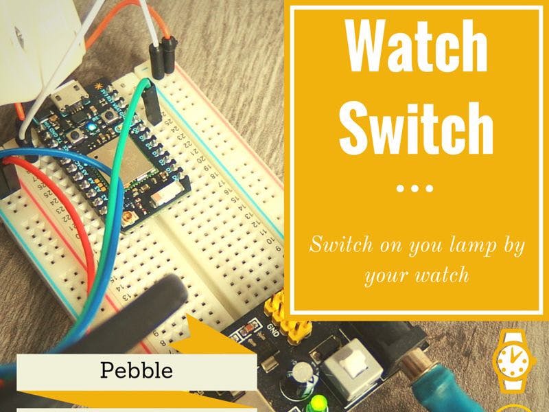 Pebble + Photon = IoT Watch Switch