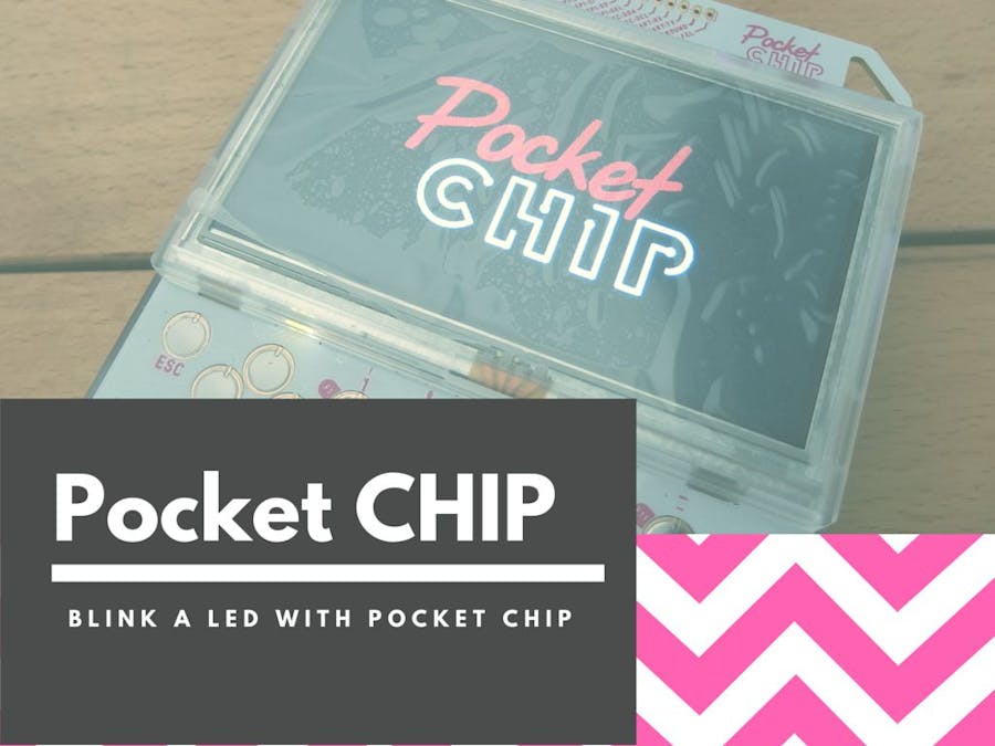 Pocket Chip: How to Blink an LED