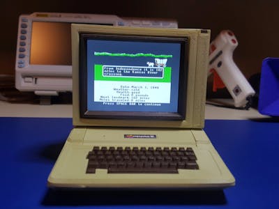 Apple IIe Mini Powered by C.H.I.P.