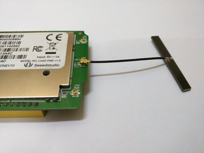 Plug in the WiFi Antenna