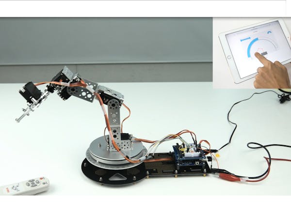 Remotely Controlling Arm Robot via Web - Hackster.io