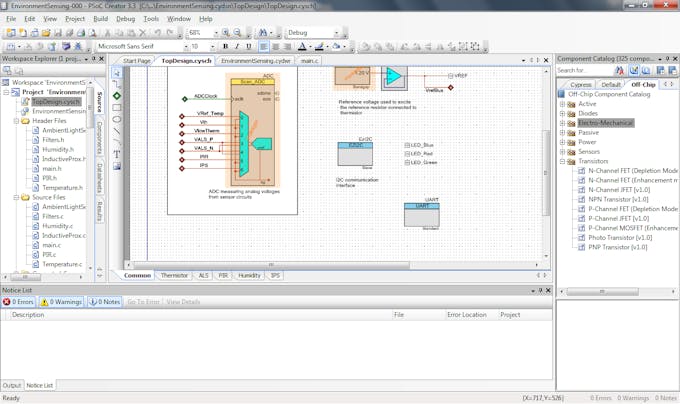 Add the UART component to the schematic
