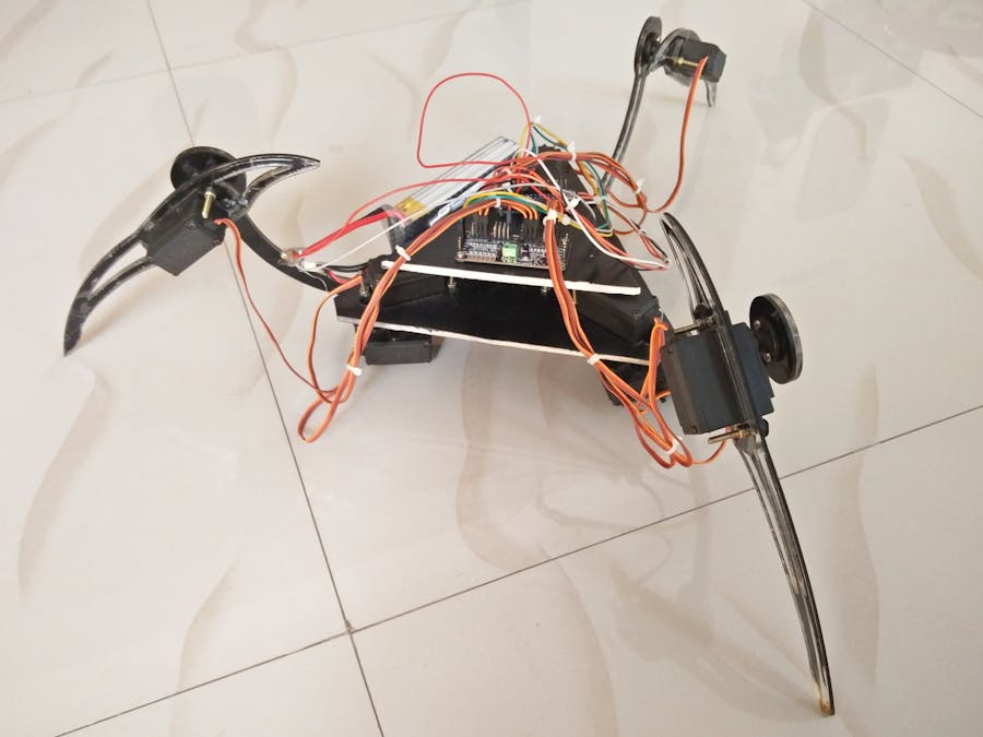 Build A Tripod Using Arduino and Servo Motors