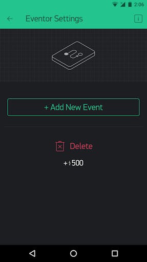 The Eventor widget