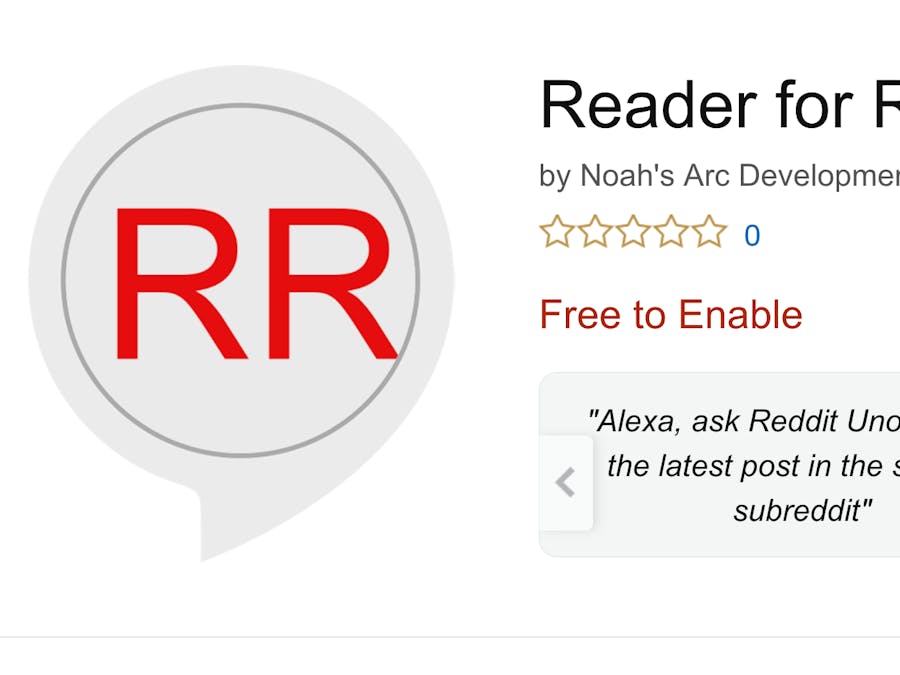 Browse Reddit with Your Voice via Alexa