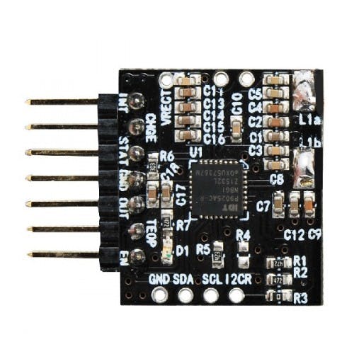 Attach GND to micro-B ground cable and OUT to micro-B Vcc cable