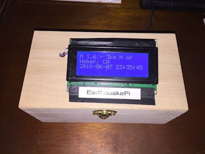 Earthquake Pi - Shake And Rattle Your Desk!