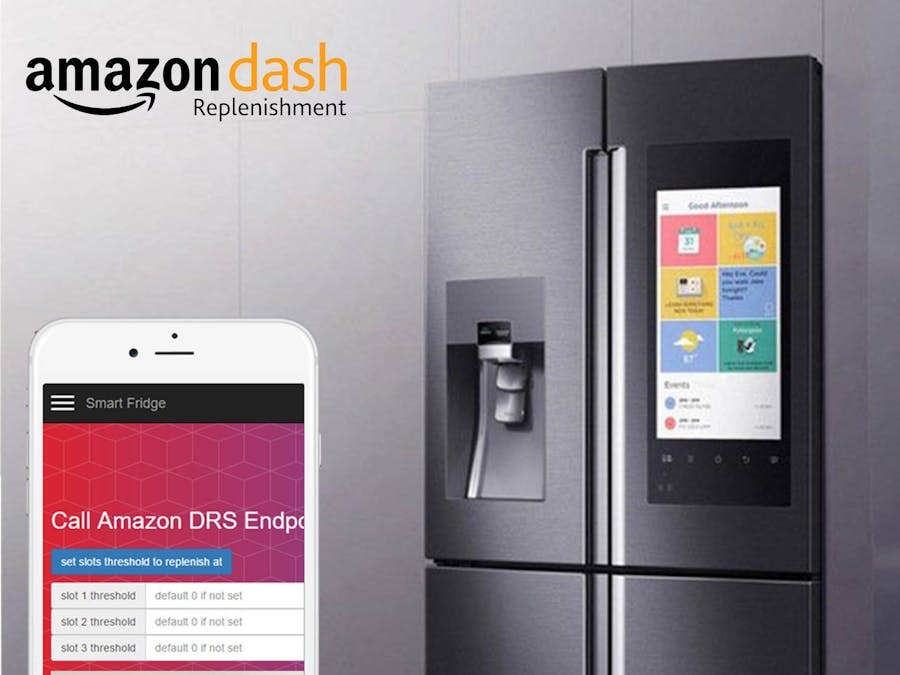 Smart fridge (self-replenishing) + Amazon DRS php API