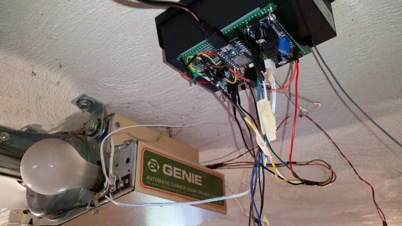 Overkill Genie Garage Door Opener Hackster Io
