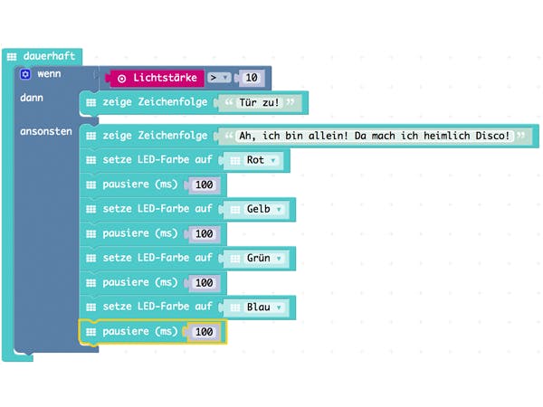 Check if the door of the fridge is open.