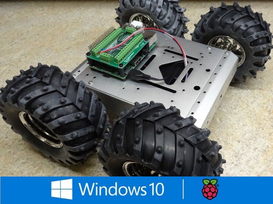 4 Wheel Drive, DC Motor Control for Raspberry Pi
